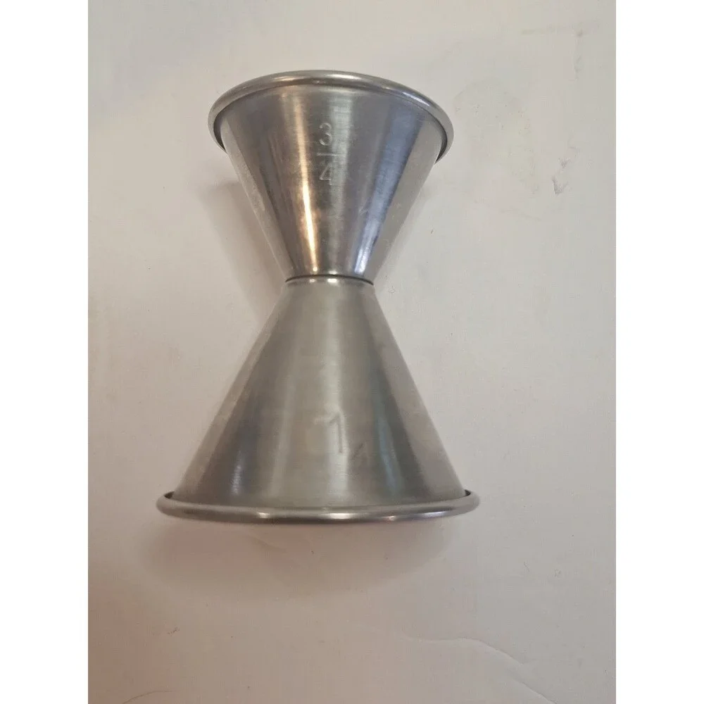 3 Piece BAR COCKTAIL SHAKER Stainless Mixing Tin & Jigger Set